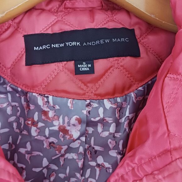 Marc New York Quilted red Jacket size S - Picture 4 of 5